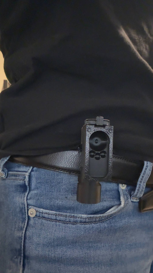 Lens detail on Leon Kennedy flashlight cosplay prop