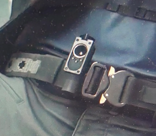 Leon Kennedy flashlight prop worn on belt for cosplay