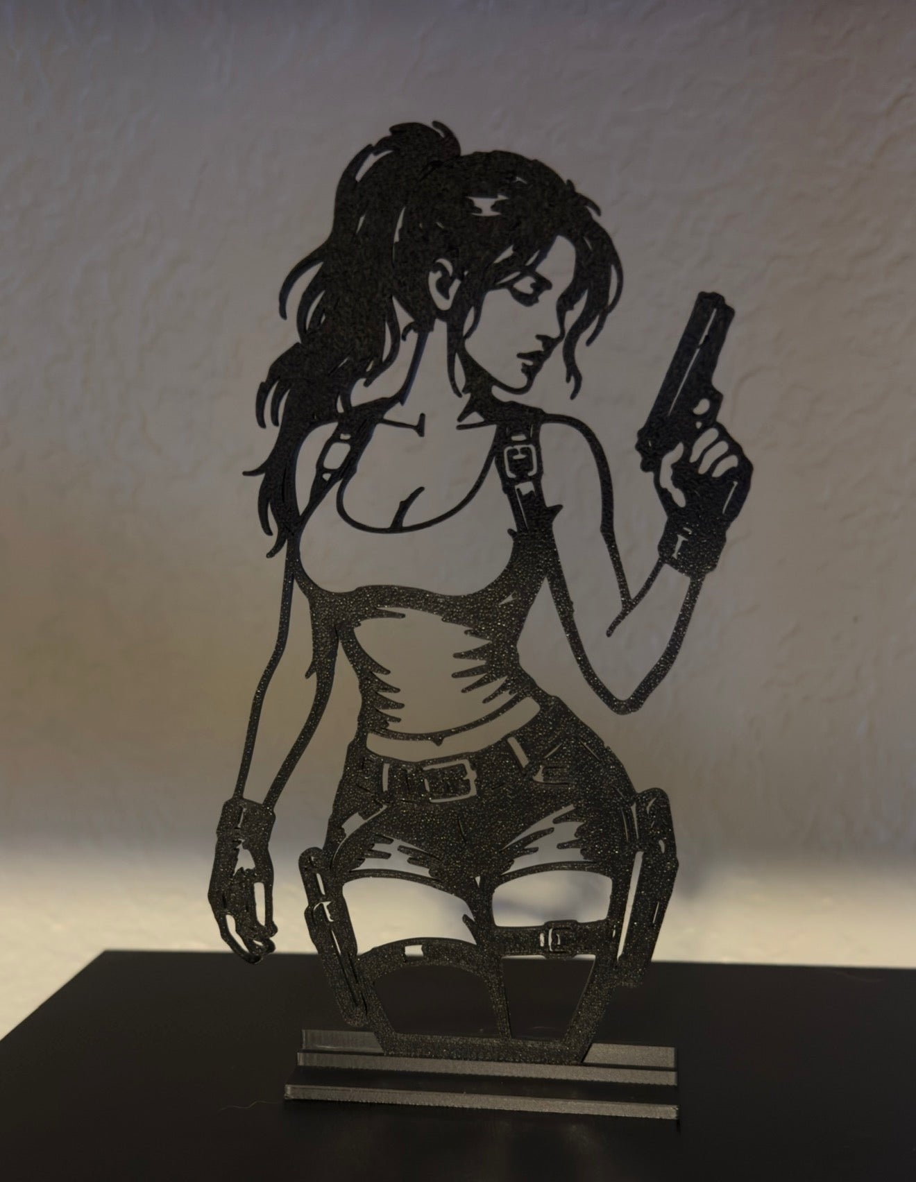 Lara Croft — Tomb Raider Inspired Bookshelf Decor, 3D Printed figure