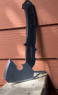 Leon Kennedy Mortal Edge Hatchet | Resident Evil Requiem Cosplay Prop Axe with Belt Holder