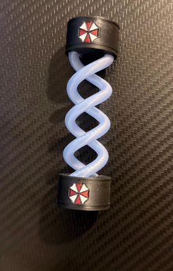 T virus action figure | Resident Evil Prop | Dark on glow