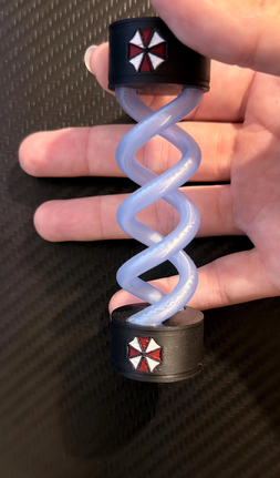 T virus action figure | Resident Evil Prop | Dark on glow