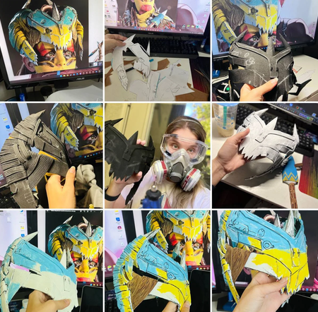 Cosplay Aloy Horizon Forbidden West (Tenakth Vindicator armor)