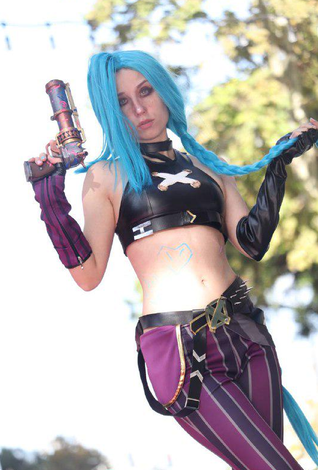 Jinx Zapper Neon — 3D Printed Arcane League of Legends Cosplay Prop